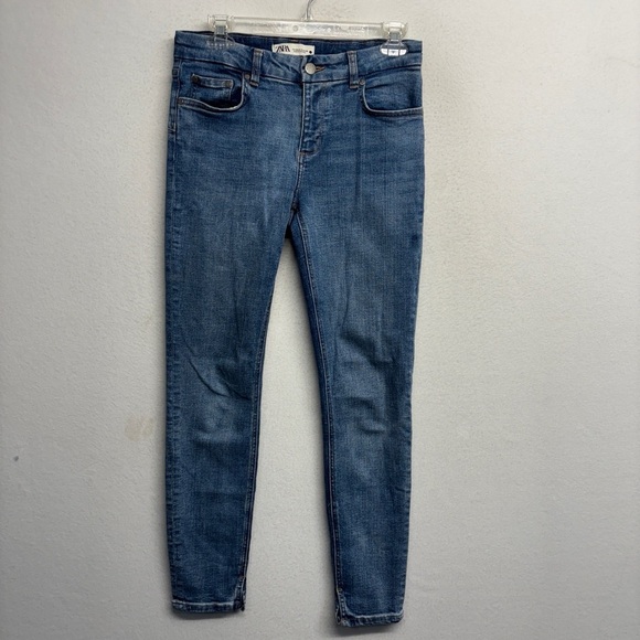 Zara Skinny Blue Jeans 6 - Picture 1 of 8